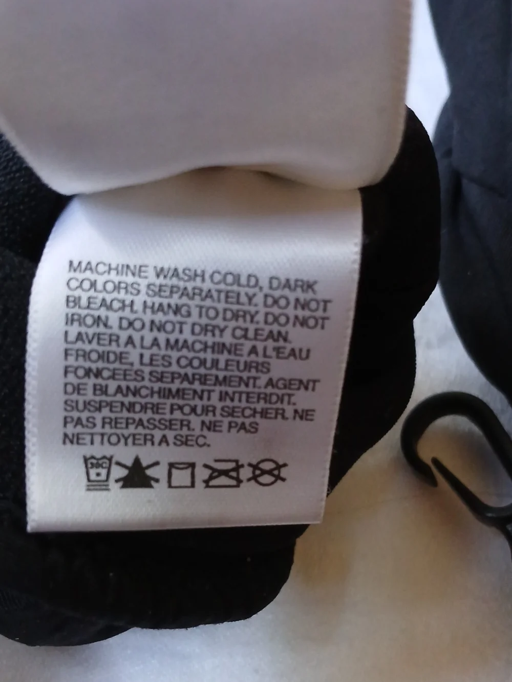 The North Face Mittens Black With White Logo Kids Size Small